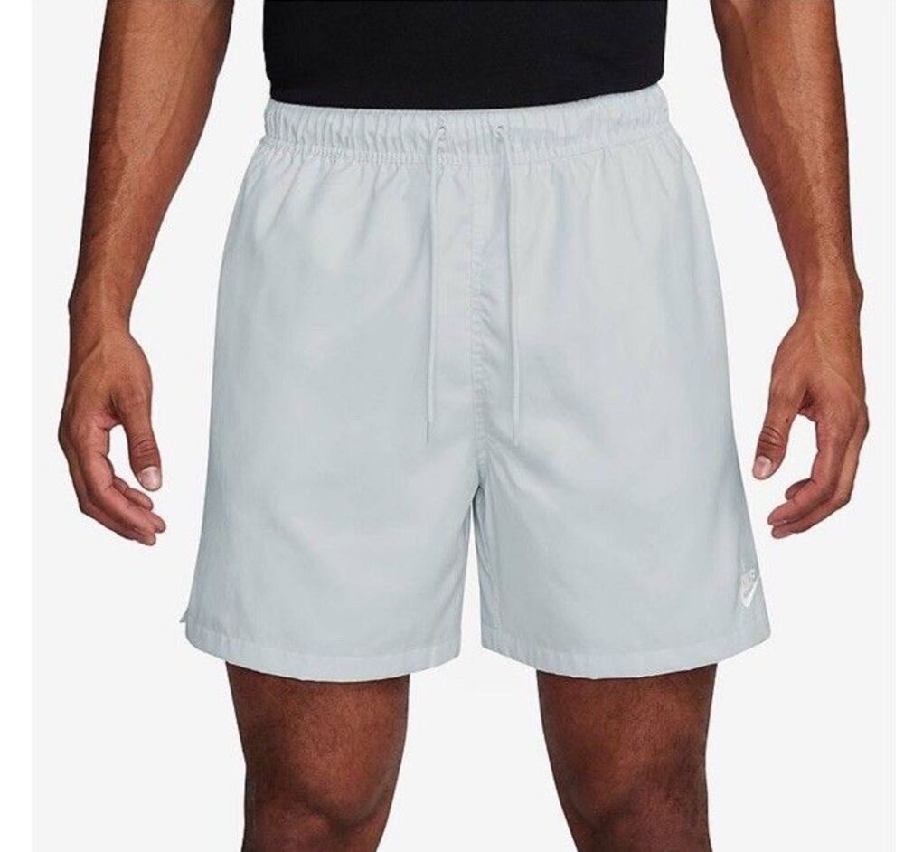Men's Nike Club Woven Flow Shorts FN3307-043 Pure Platinum Size XXL.
